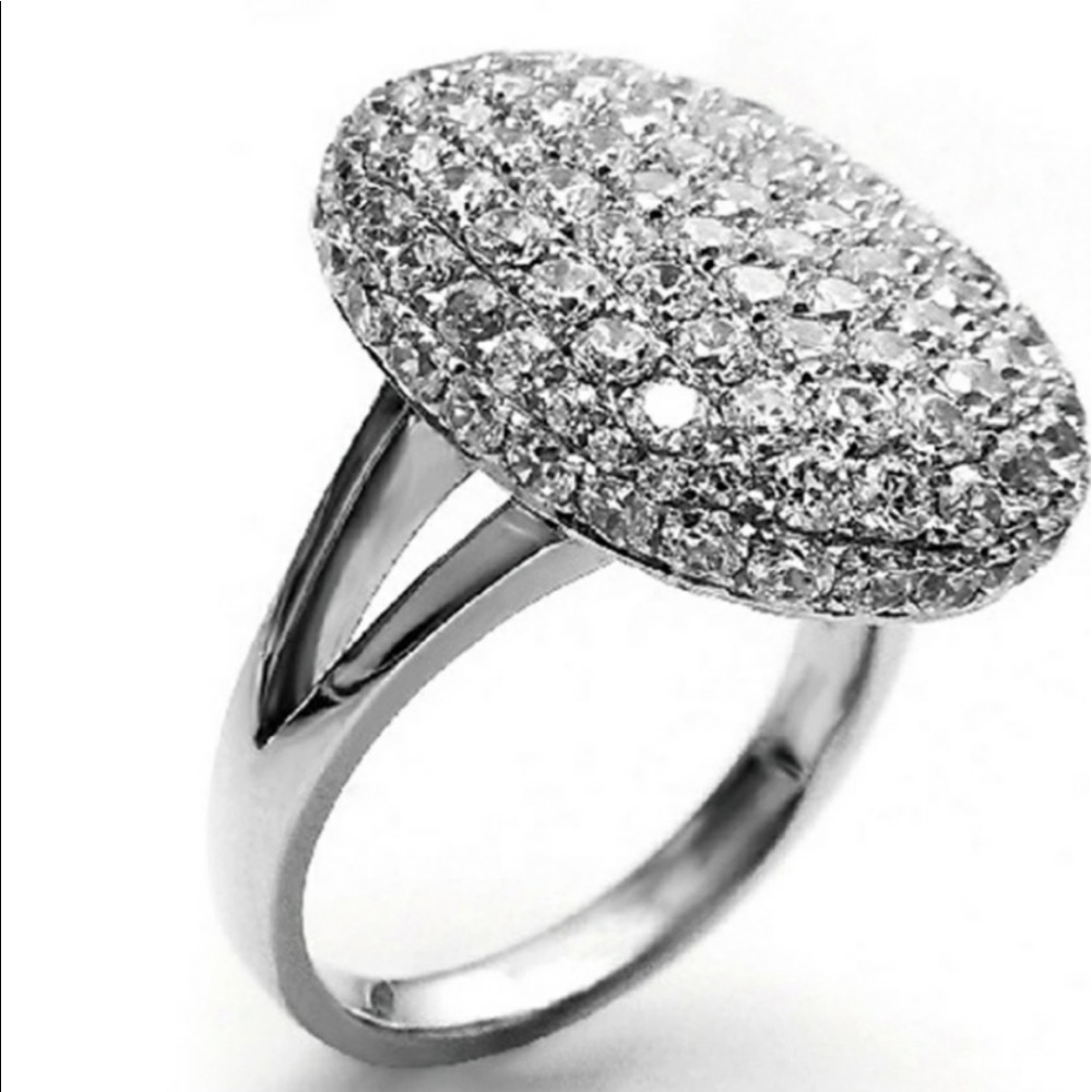 NEW💍TWILIGHT BELLA SILVER ENGAGEMENT RING - Picture 2 of 6